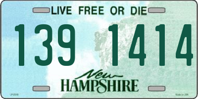 NH license plate 1391414