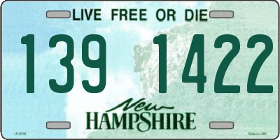 NH license plate 1391422