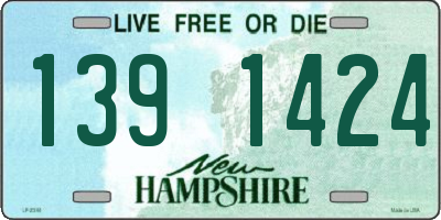 NH license plate 1391424