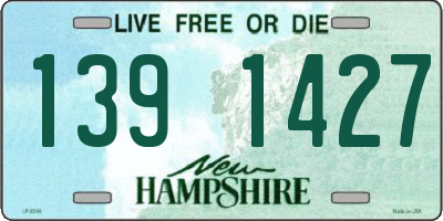 NH license plate 1391427