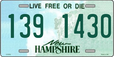 NH license plate 1391430