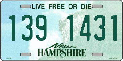 NH license plate 1391431