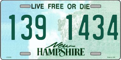 NH license plate 1391434