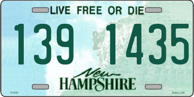 NH license plate 1391435