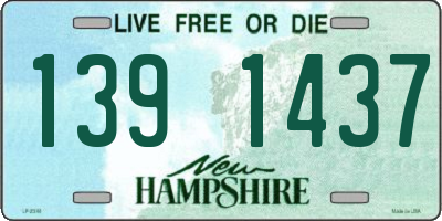 NH license plate 1391437