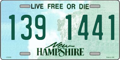 NH license plate 1391441