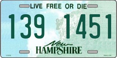 NH license plate 1391451