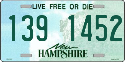NH license plate 1391452
