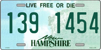 NH license plate 1391454