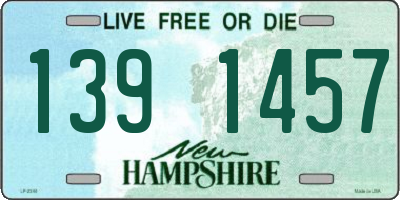 NH license plate 1391457