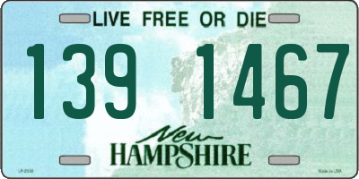 NH license plate 1391467