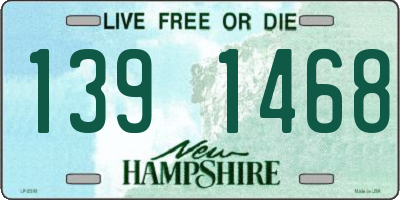 NH license plate 1391468