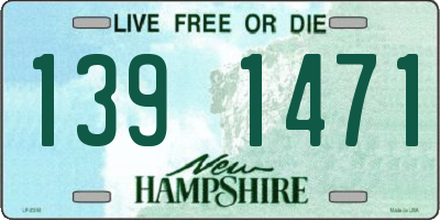 NH license plate 1391471