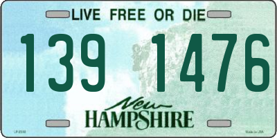 NH license plate 1391476