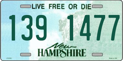 NH license plate 1391477