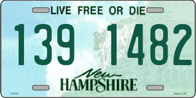 NH license plate 1391482