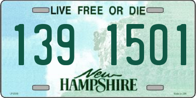 NH license plate 1391501