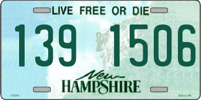 NH license plate 1391506