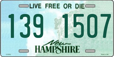 NH license plate 1391507