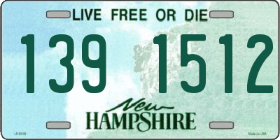 NH license plate 1391512