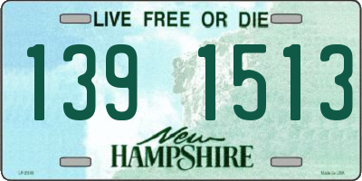 NH license plate 1391513