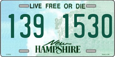 NH license plate 1391530