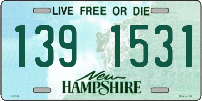 NH license plate 1391531