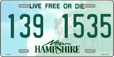 NH license plate 1391535