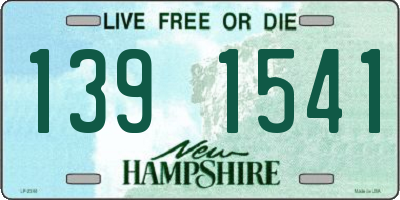 NH license plate 1391541