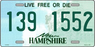 NH license plate 1391552