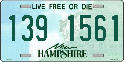 NH license plate 1391561