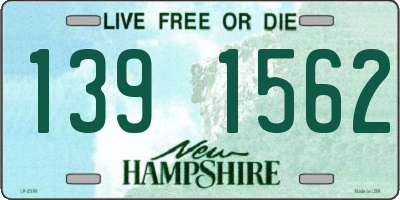 NH license plate 1391562