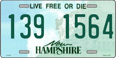 NH license plate 1391564