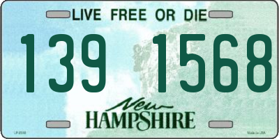 NH license plate 1391568