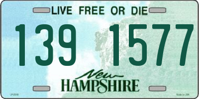 NH license plate 1391577