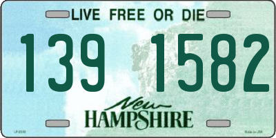 NH license plate 1391582