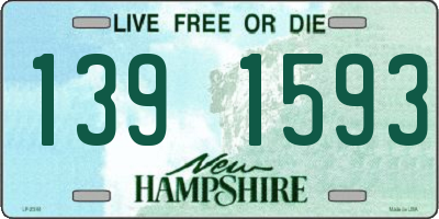 NH license plate 1391593