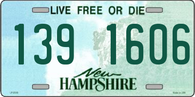 NH license plate 1391606