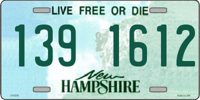 NH license plate 1391612