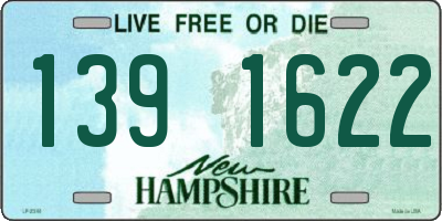 NH license plate 1391622