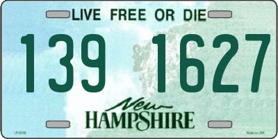 NH license plate 1391627