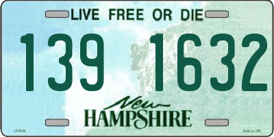 NH license plate 1391632
