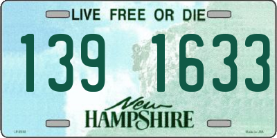 NH license plate 1391633