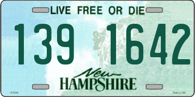 NH license plate 1391642
