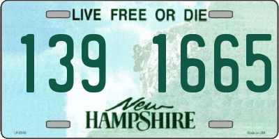 NH license plate 1391665