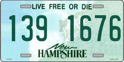 NH license plate 1391676