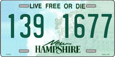 NH license plate 1391677