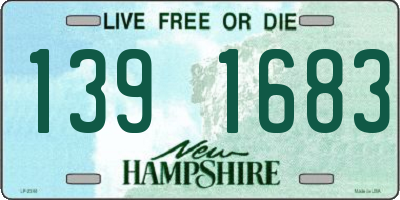 NH license plate 1391683