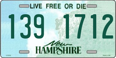 NH license plate 1391712