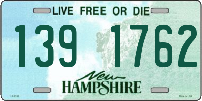 NH license plate 1391762
